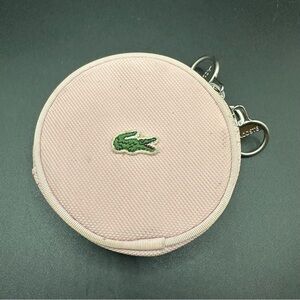 Lacoste Classic Pink Round Coin Purse